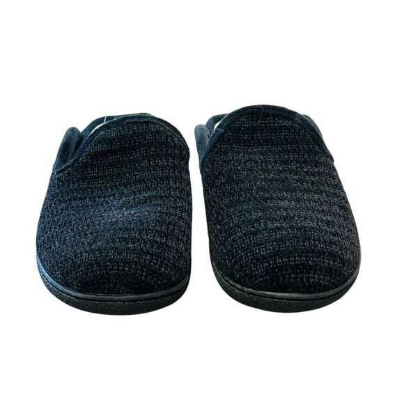 10/$25🦋 Dearfoams Black Open Back Slippers - Size Medium (7-8) - Picture 2 of 12